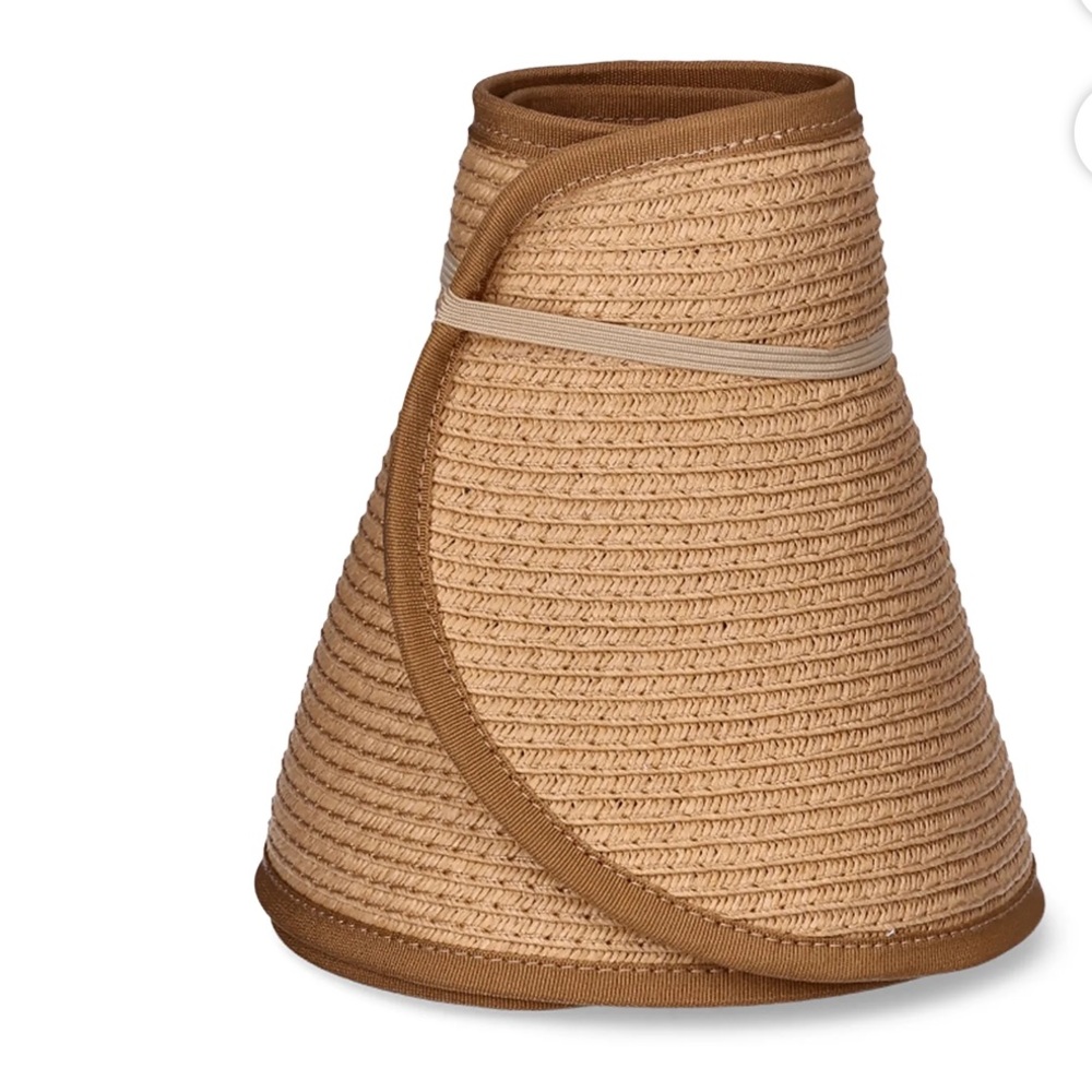 ๐5/$15 Easy Travel Sun Visor, wide brim in tan - Picture 4 of 5
